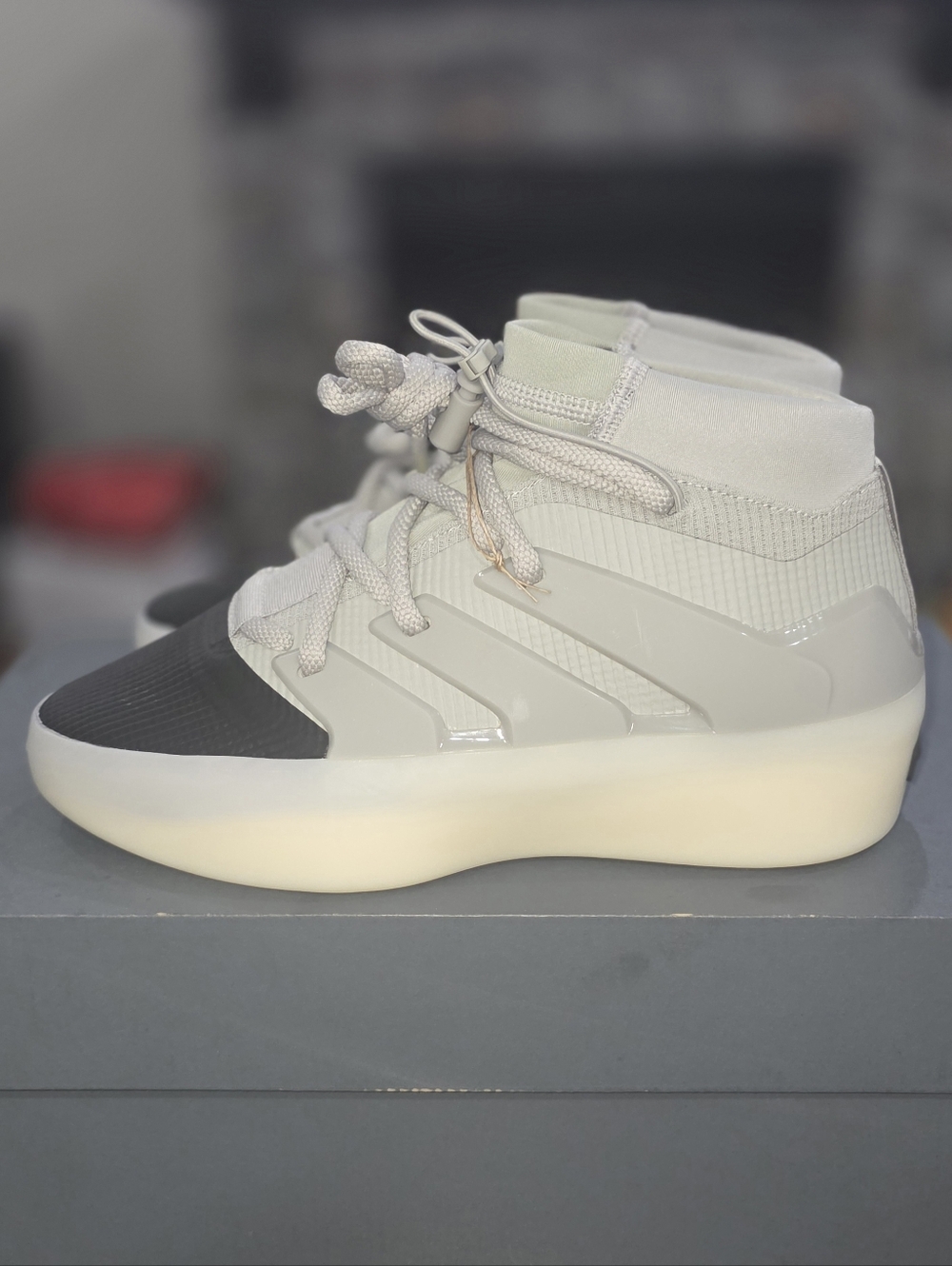 Adidas Fear of God Athletics I Basketball Sesame Carbon